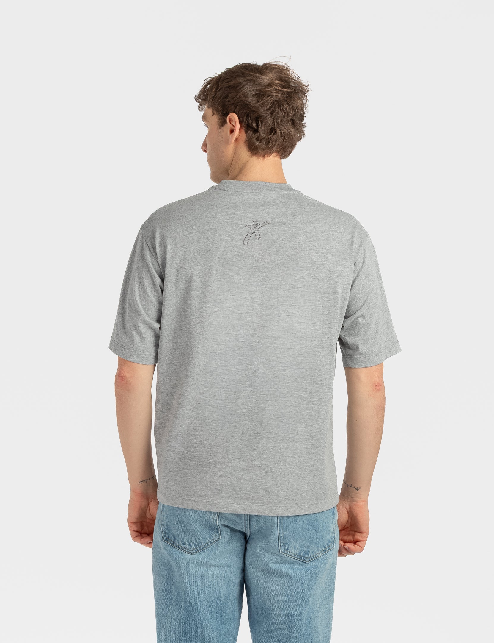 T-shirt oversize ricamo posteriore FRENKIE