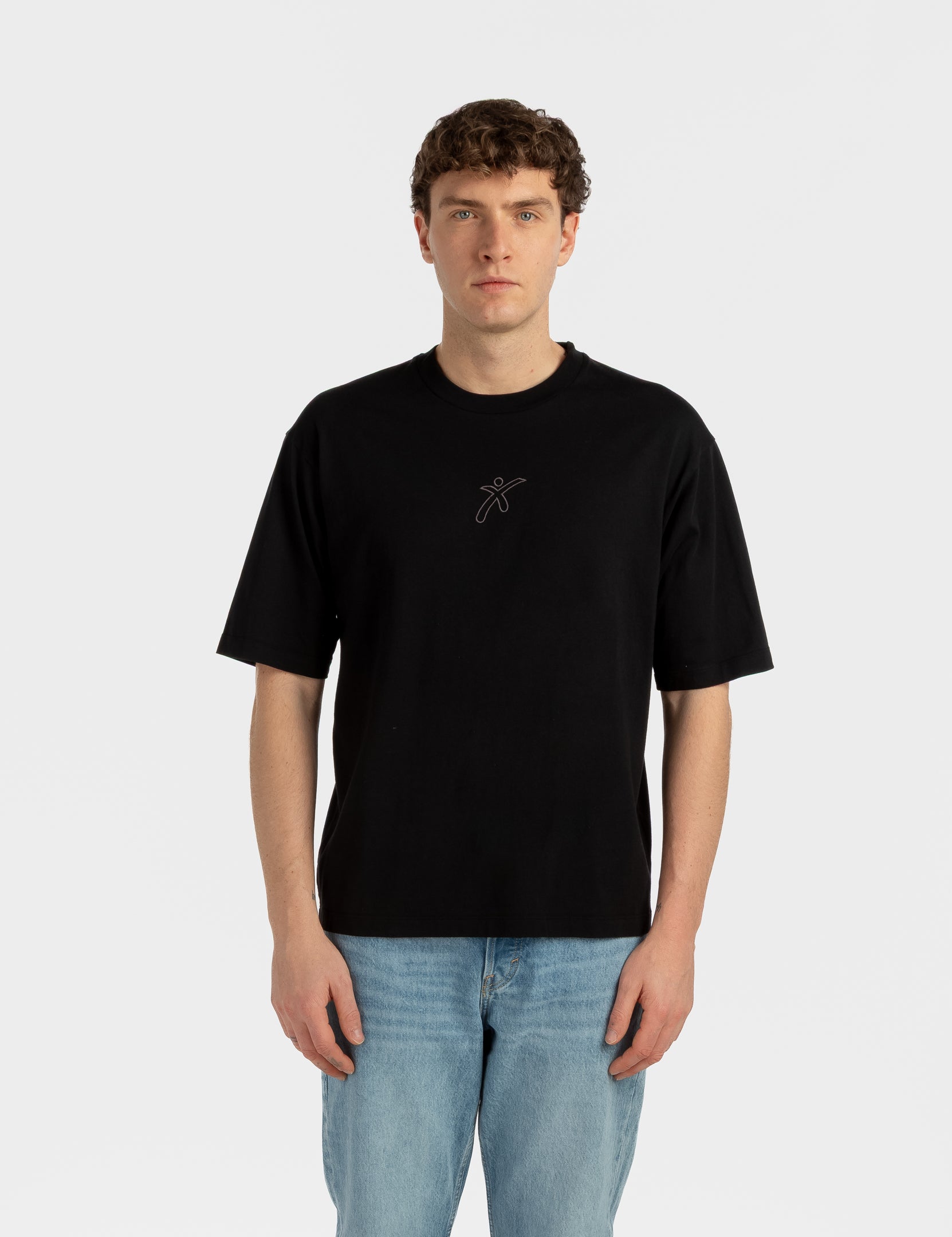 T-shirt oversize ricamo frontale FRENKIE