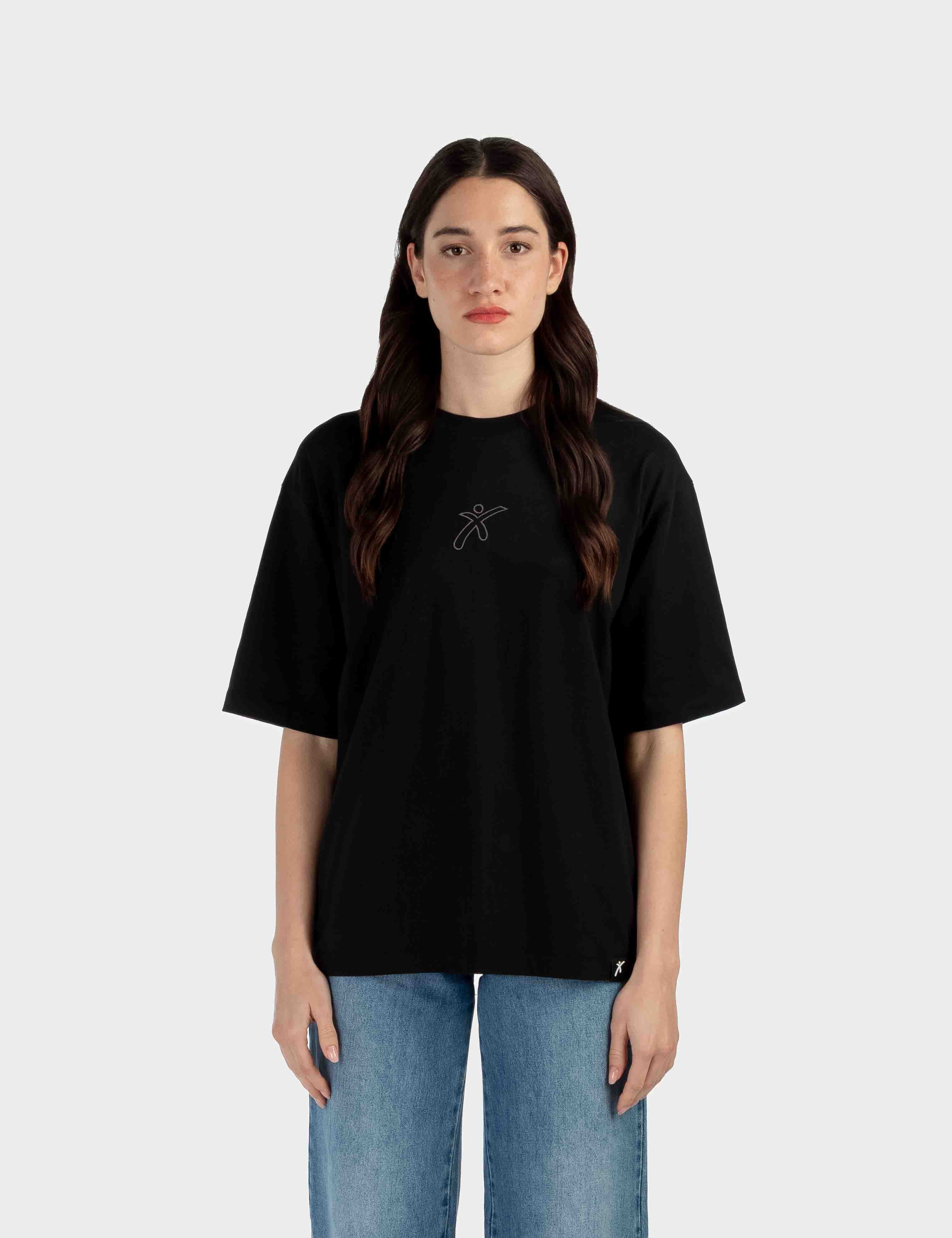 T-shirt oversize ricamo frontale FRENKIE