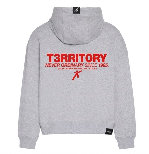 Felpa Caly stampa rossa T3RRITORY